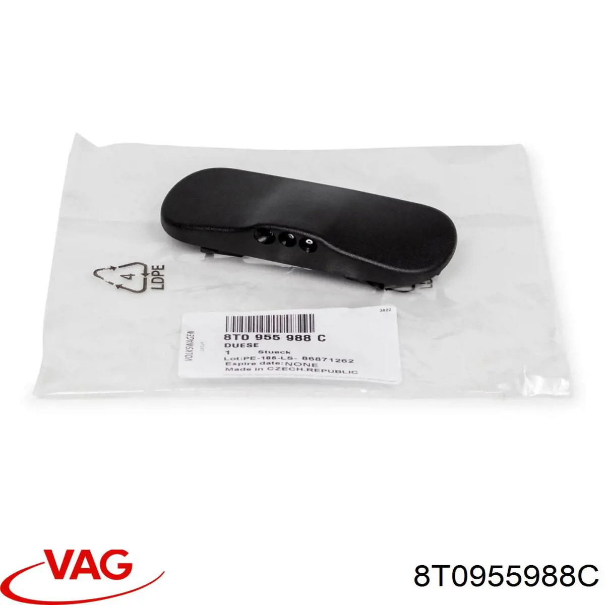 Do koszyka 8T0955988C VAG Dysza spryskiwacza szyby przedniej