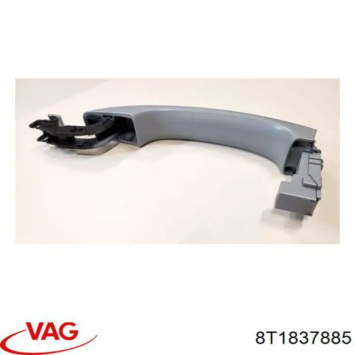 8T1837885 VAG Pałąk zewnętrznej klamki drzwi przednich lewej