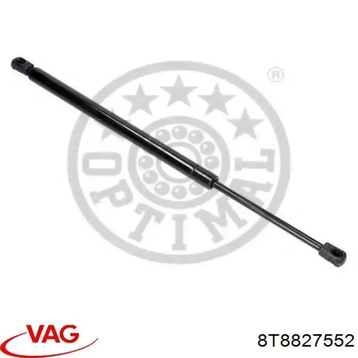 Do koszyka 8T8827552 VAG Amortyzator klapy bagażnika (3/5 drzwi-tylnych)