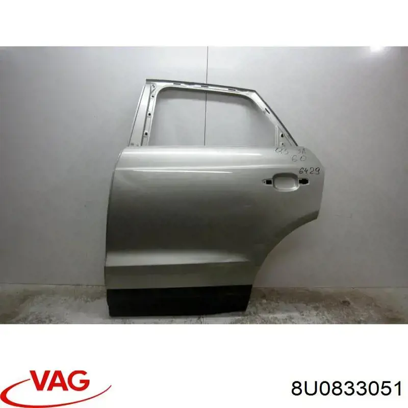 Drzwi tylne lewe VAG 8U0833051 cena, od 437,74 USD