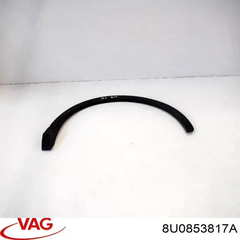 Poszerzenie (nakładka) reperaturki tylnego błotnika lewy VAG 8U0853817AGRU cena, od 40,58 USD