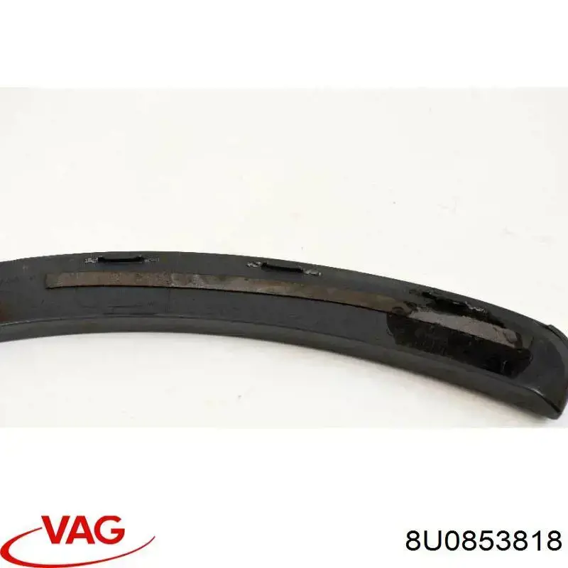 Poszerzenie (nakładka) reperaturki tylnego błotnika prawy VAG 8U0853818 cena, od 62,92 USD