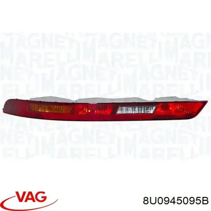 Lampa zespolona zderzaka tylnego lewa VAG 8U0945095B cena, od 101,82 USD