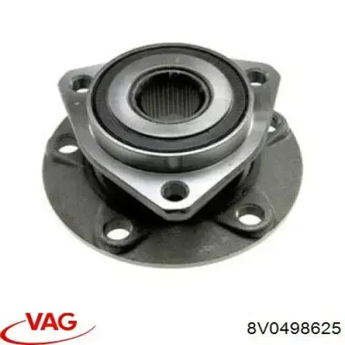 Do koszyka 8V0498625 VAG Piasta przednia