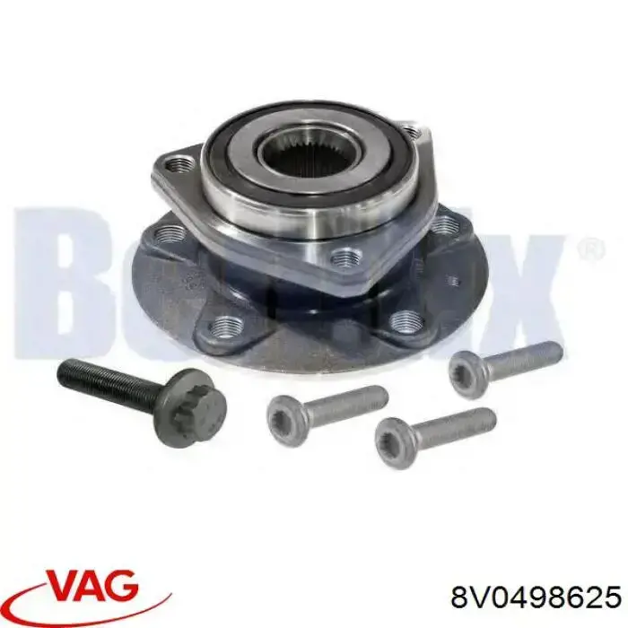 8V0498625 VAG Piasta przednia