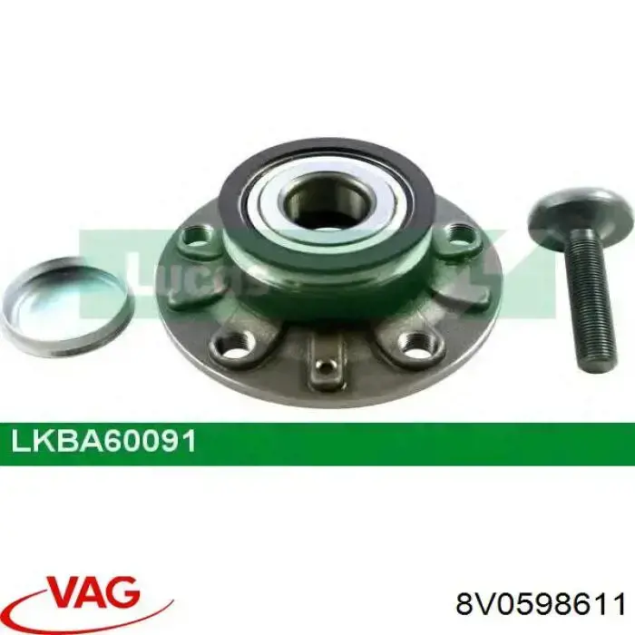 Piasta tylna 8V0598611 VAG