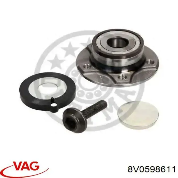 Do koszyka 8V0598611 VAG Piasta tylna