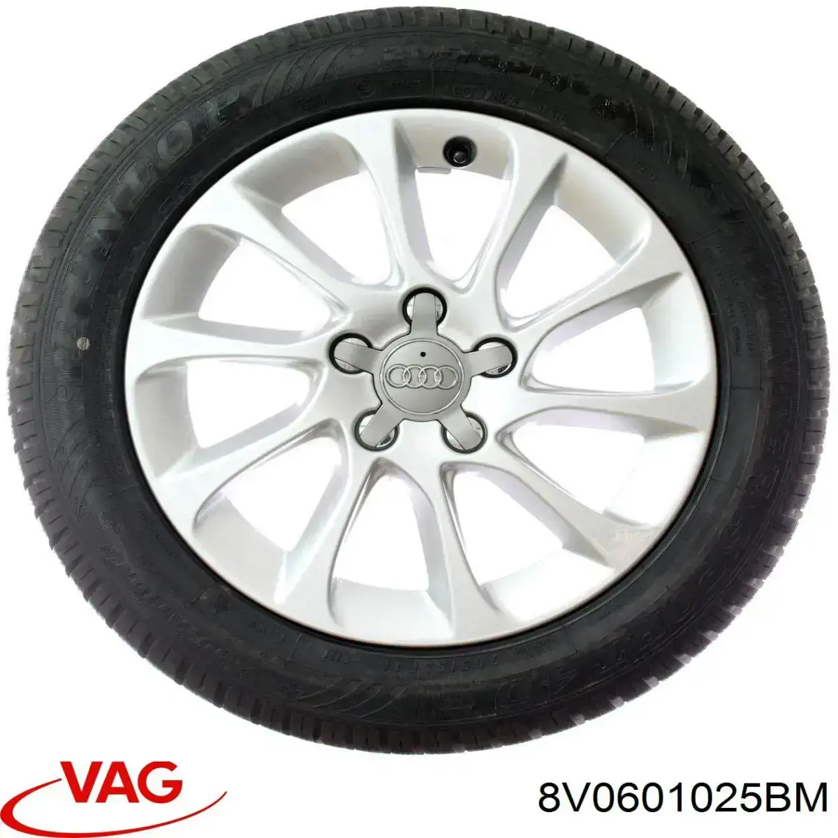 8V0601025BM VAG Felgi kół odlewane (lekkostopowe, tytanowe)