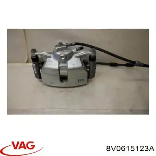 8V0615123A VAG Zacisk hamulcowy przedni lewy