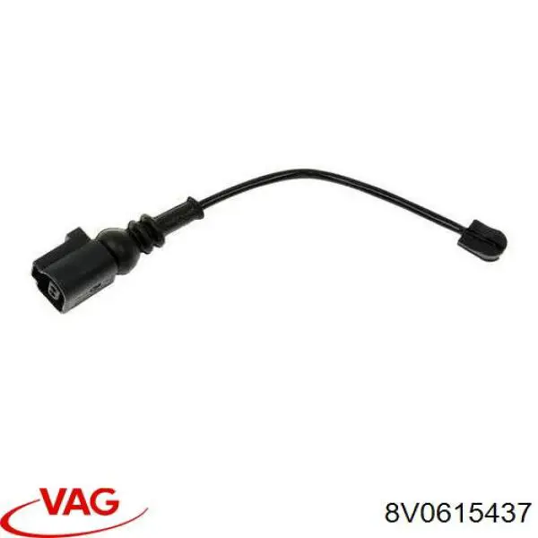 Czujnik zużycia klocków hamulcowych przedni VAG 8V0615437 cena, od 5,37 USD