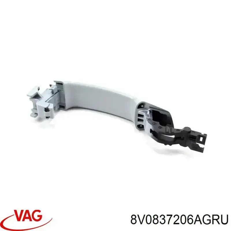 Klamka drzwi prawych przednia/tylna zewnętrzna VAG 8V0837206AGRU cena, od 54,48 USD