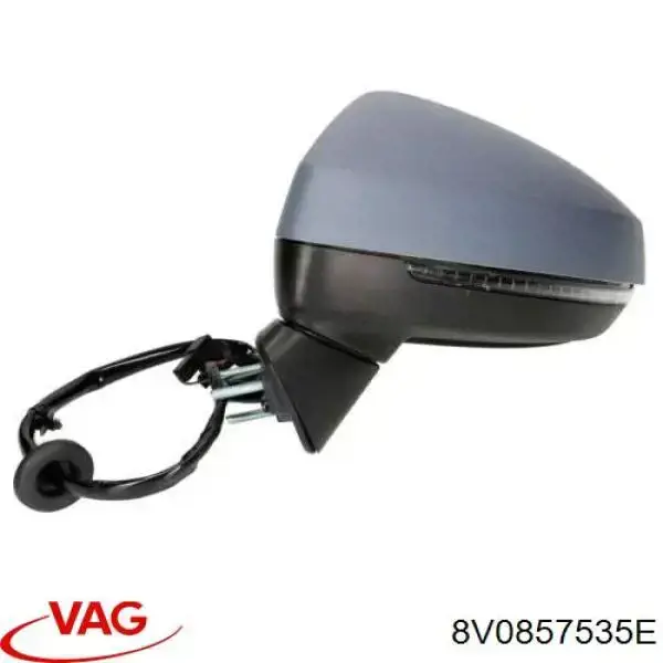 Do koszyka 8V0857535E VAG Wkład lusterka wstecznego lewego