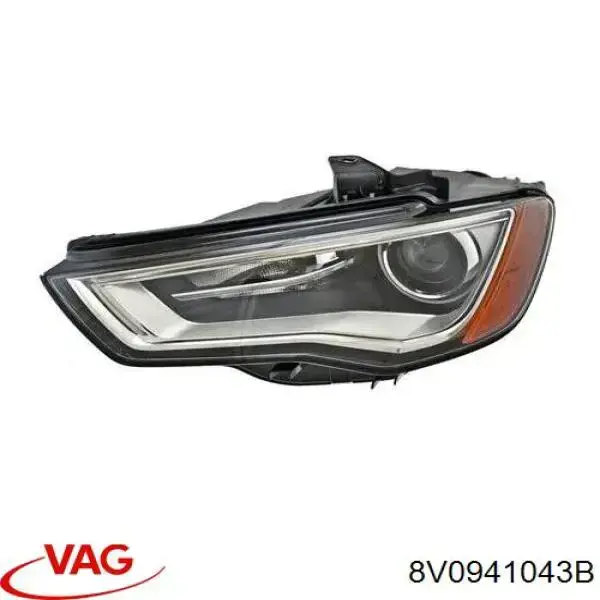 8V0941043B VAG Reflektor lewy