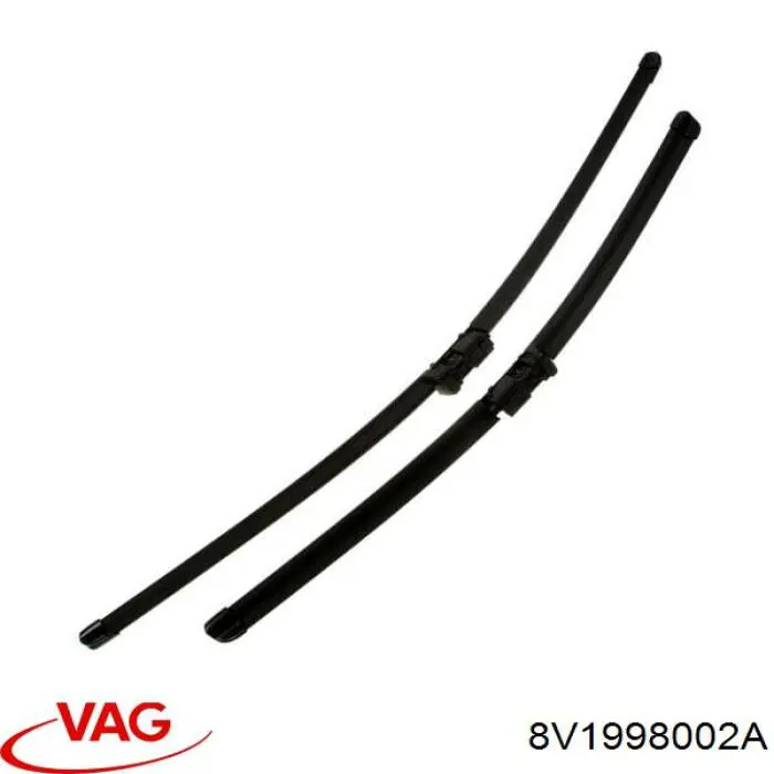 Pióro wycieraczki szyby przedniej, zestaw (2 szt.) VAG 8V1998002A cena, od 79,73 USD
