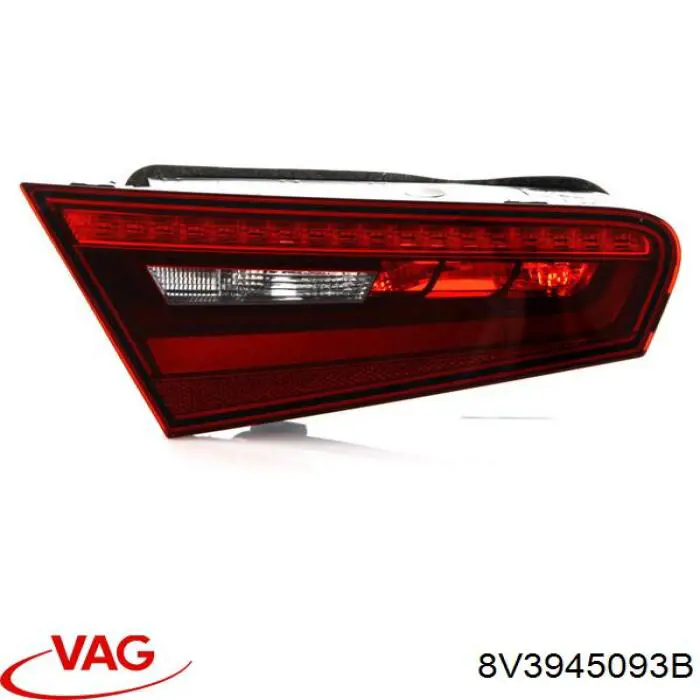 8V3945093B VAG Lampa zespolona tylna lewa wewnętrzna