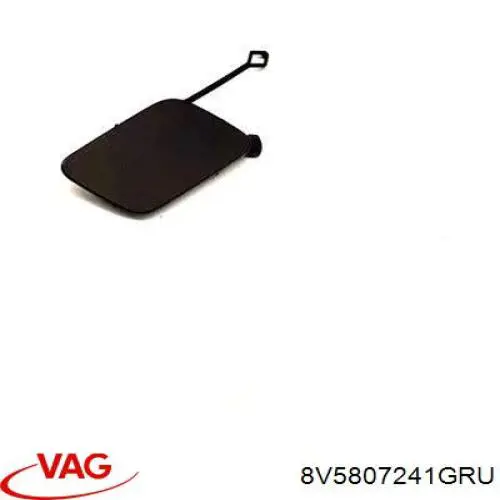 Zaślepka haku holowniczego zderzaka przednia VAG 8V5807241GRU cena, od 5,72 USD