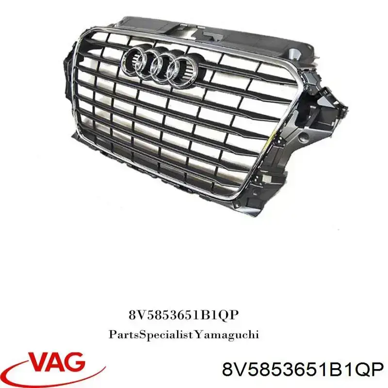 Atrapa chłodnicy VAG 8V5853651B1QP cena, od 263,73 USD