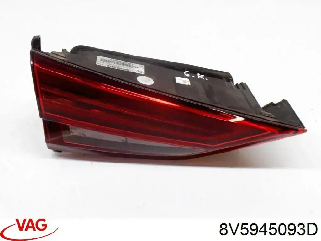 8V5945093D VAG Lampa zespolona tylna lewa wewnętrzna