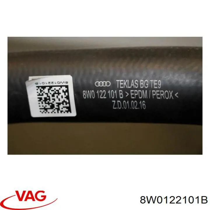 Przewód (króciec) chłodnicy górny VAG 8W0122101B cena, od 23,53 USD