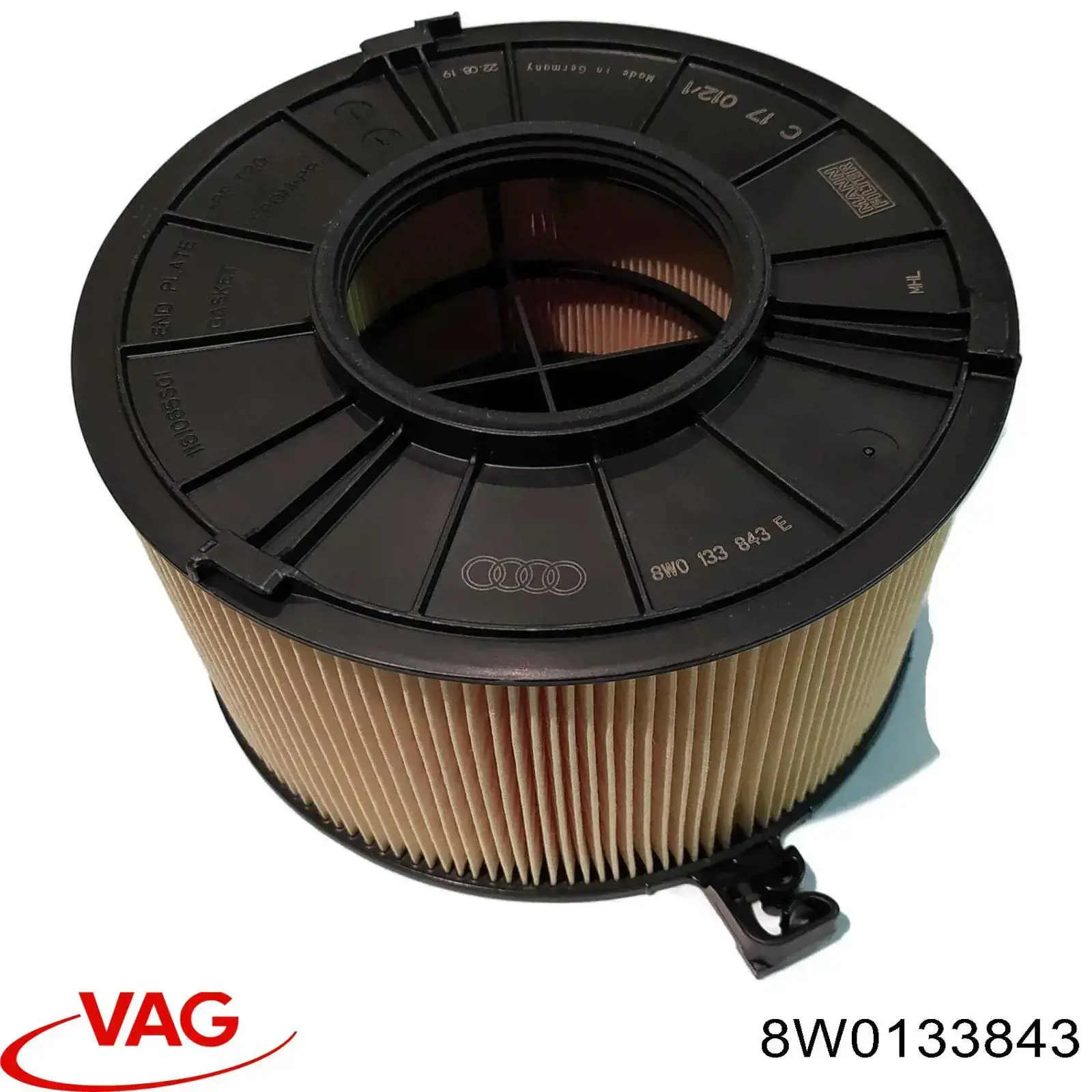 Do koszyka 8W0133843 VAG Filtr powietrza