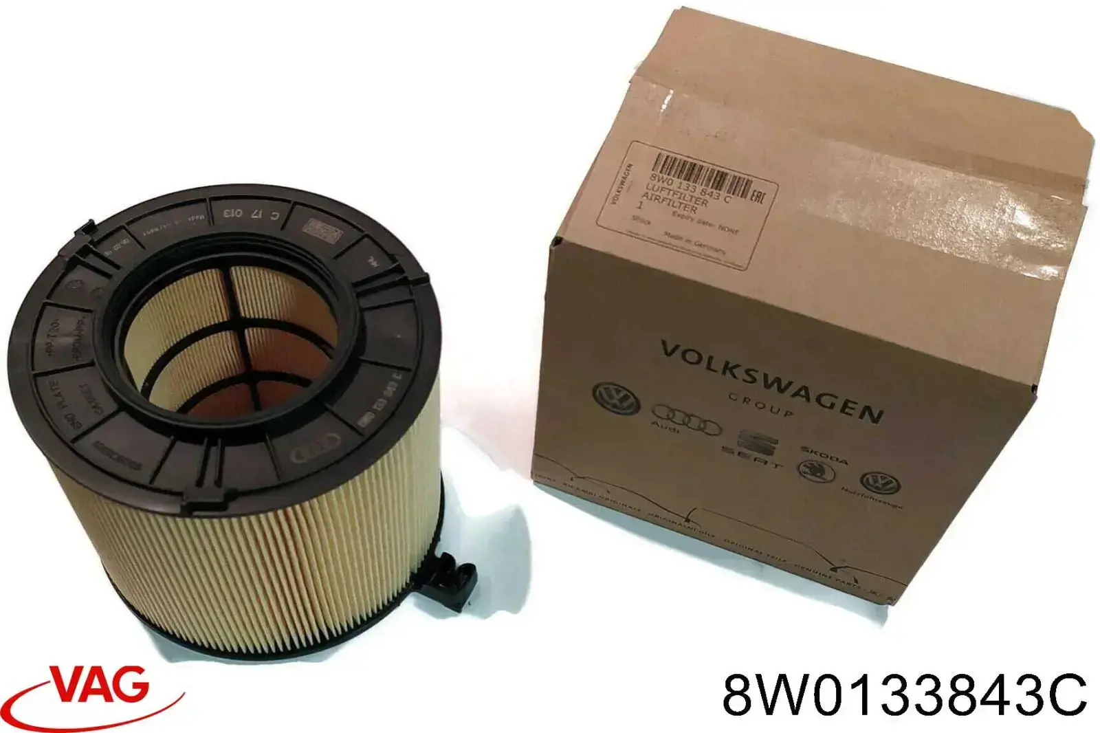 Filtr powietrza VAG 8W0133843C cena, od 41,74 USD