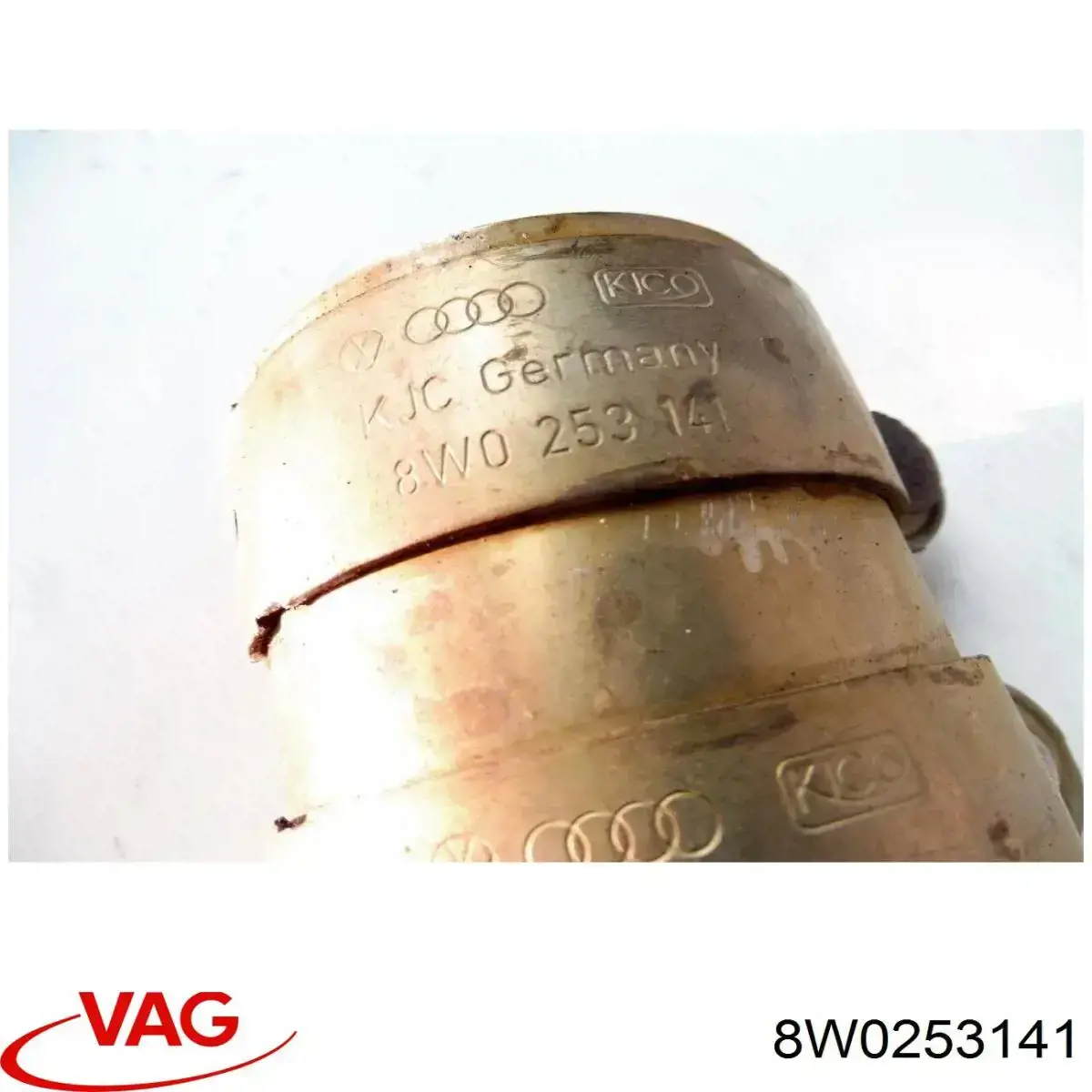 8W0253141 VAG Wspornik (uchwyt) tłumika przedni