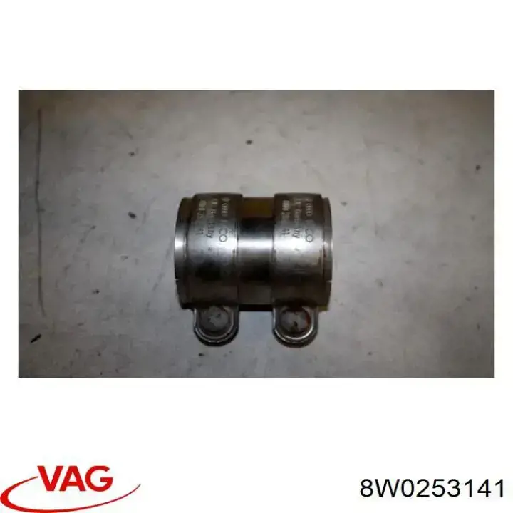 Do koszyka 8W0253141 VAG Wspornik (uchwyt) tłumika przedni