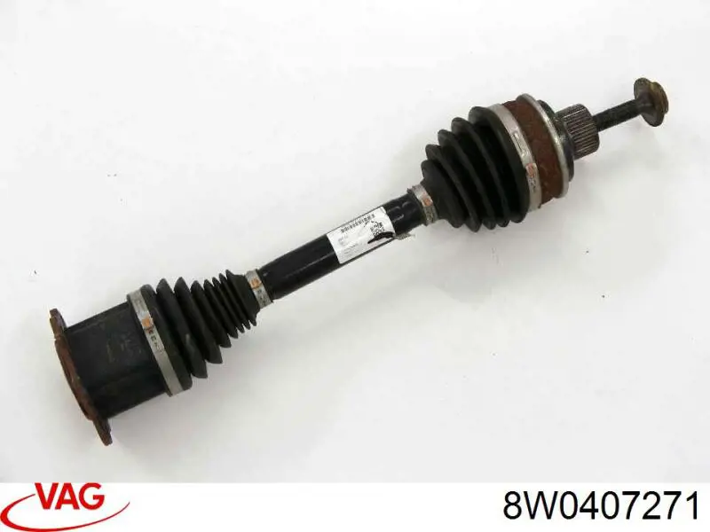 Półoś napędowa przednia VAG 8W0407271 cena, od 193,31 USD