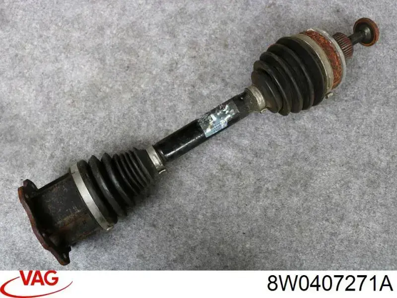Półoś napędowa przednia VAG 8W0407271M cena, od 141,31 USD