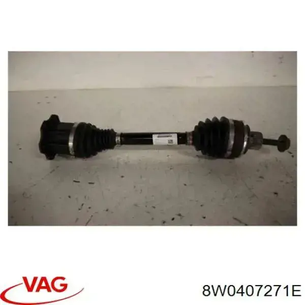 Półoś napędowa przednia VAG 8W0407271E cena, od 153,23 USD