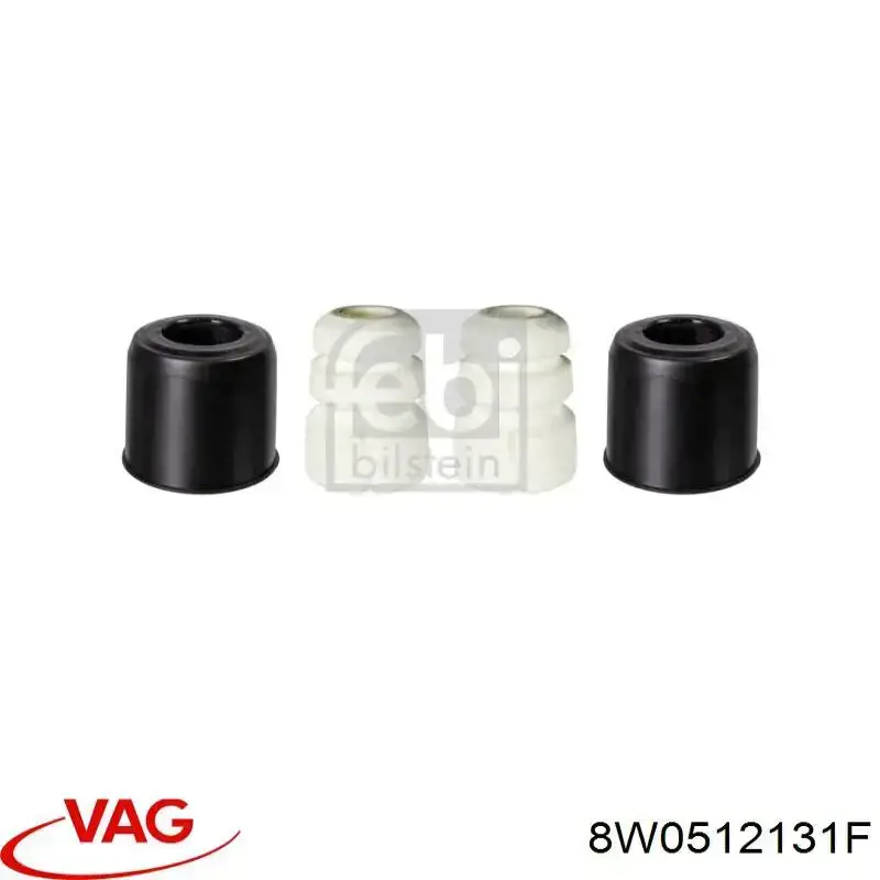 8W0512131F VAG Odbój amortyzatora tylnego + osłona