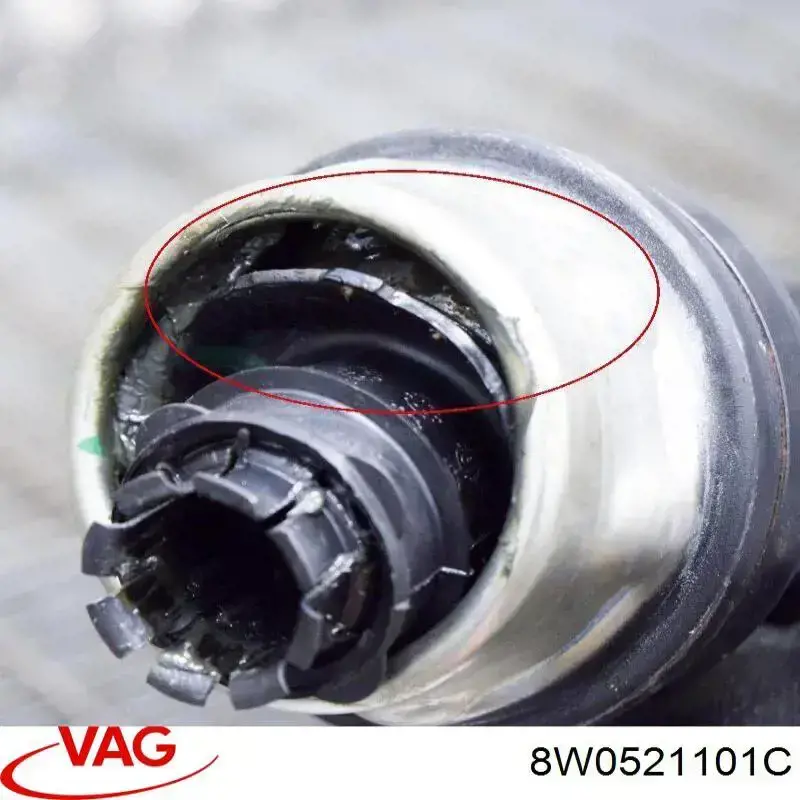 8W0521101C VAG Wał Cardana tylny, kompletny