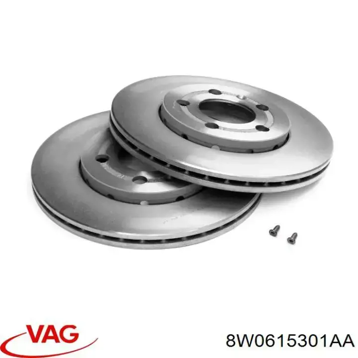 8W0615301AA VAG Tarcza hamulcowa przednia