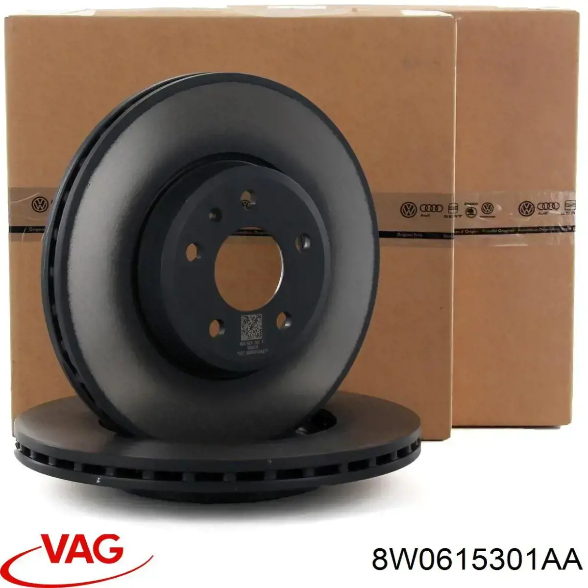 Do koszyka 8W0615301AA VAG Tarcza hamulcowa przednia