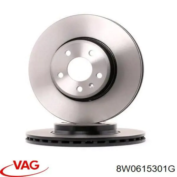 Tarcza hamulcowa przednia VAG 8W0615301G cena, od 59,81 USD