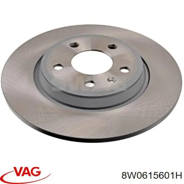Tarcza hamulcowa tylna VAG 8W0615601H cena, od 50,94 USD