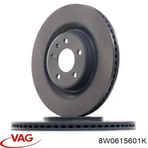 Tarcza hamulcowa tylna 8W0615601K VAG