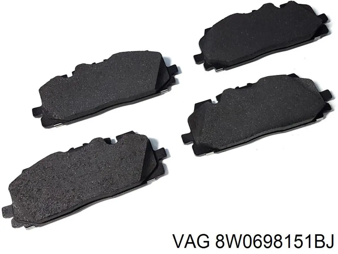 Klocki hamulcowe przednie tarczowe VAG 8W0698151BJ cena, od 45,04 USD