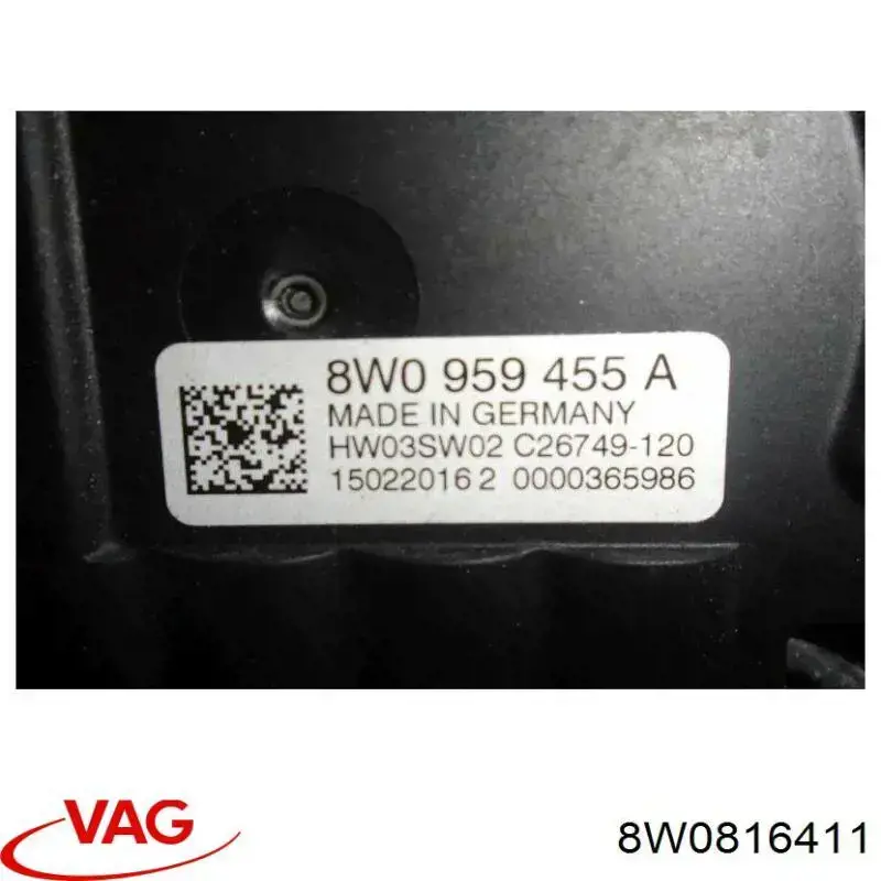 Chłodnica klimatyzacji 8W0816421H VAG