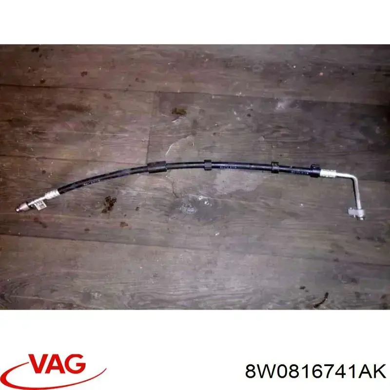 8W0816741C VAG Przewód klimatyzacji, od chłodnicy do parownika