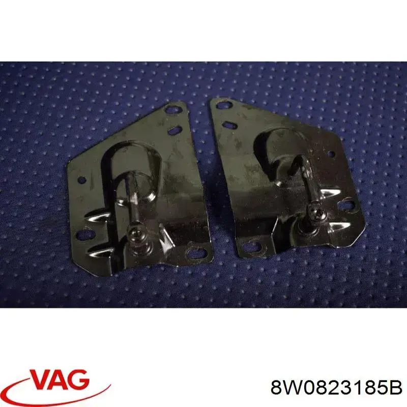 Do koszyka 8W0823185B VAG Wkładka zamka pokrywy silnika