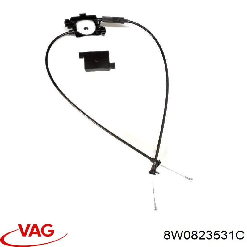 8W0823531C VAG Linka otwierania maski przednia