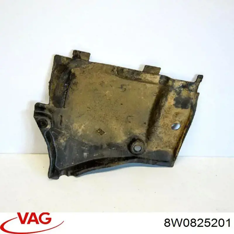 Do koszyka 8W0825201 VAG Osłona podłogi przednia lewa