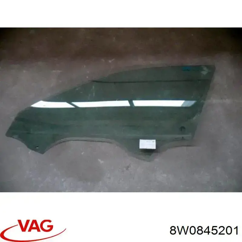 8W0845201 VAG Szyba drzwi lewych przednich