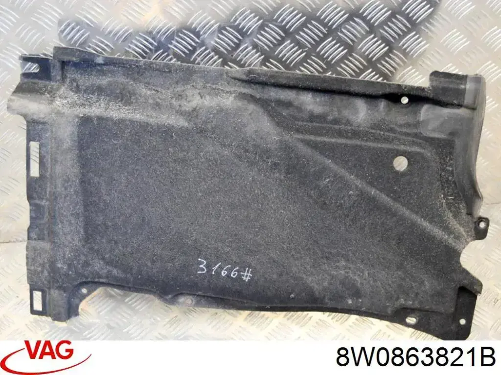 Osłona silnika przednia VAG 8W0863821B cena, od 87,54 USD
