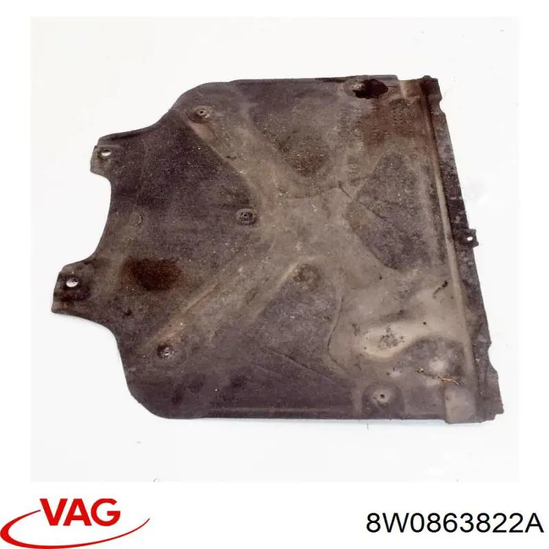 Osłona silnika tylna VAG 8W0863822A cena, od 48,70 USD