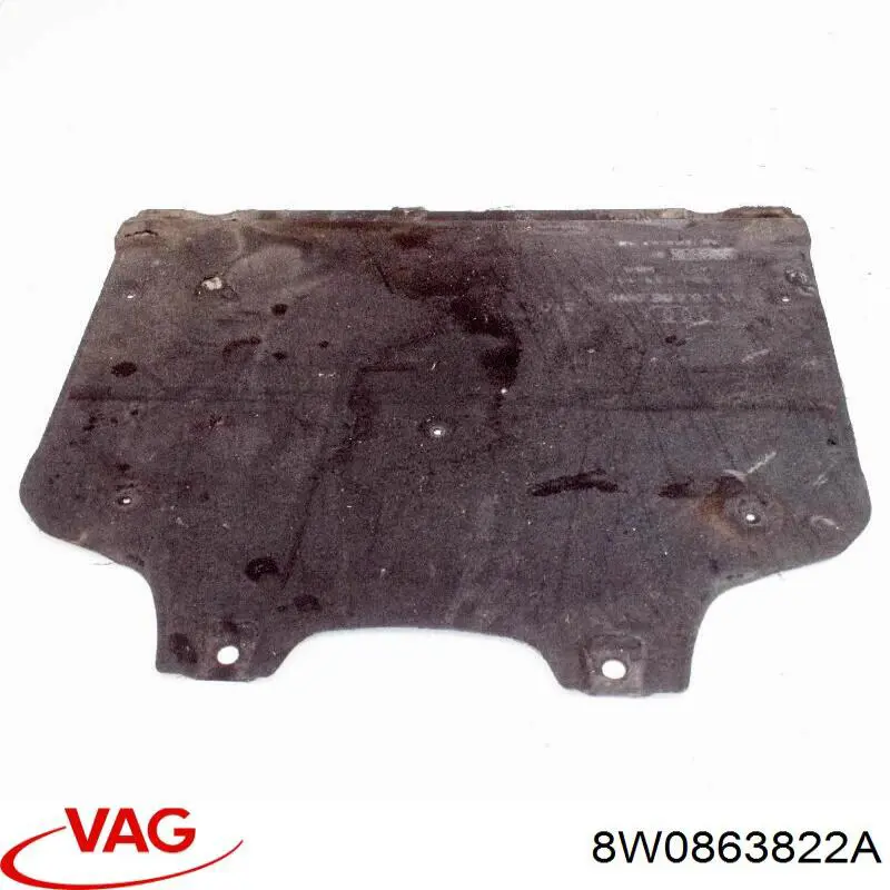 8W0863822A VAG Osłona silnika tylna