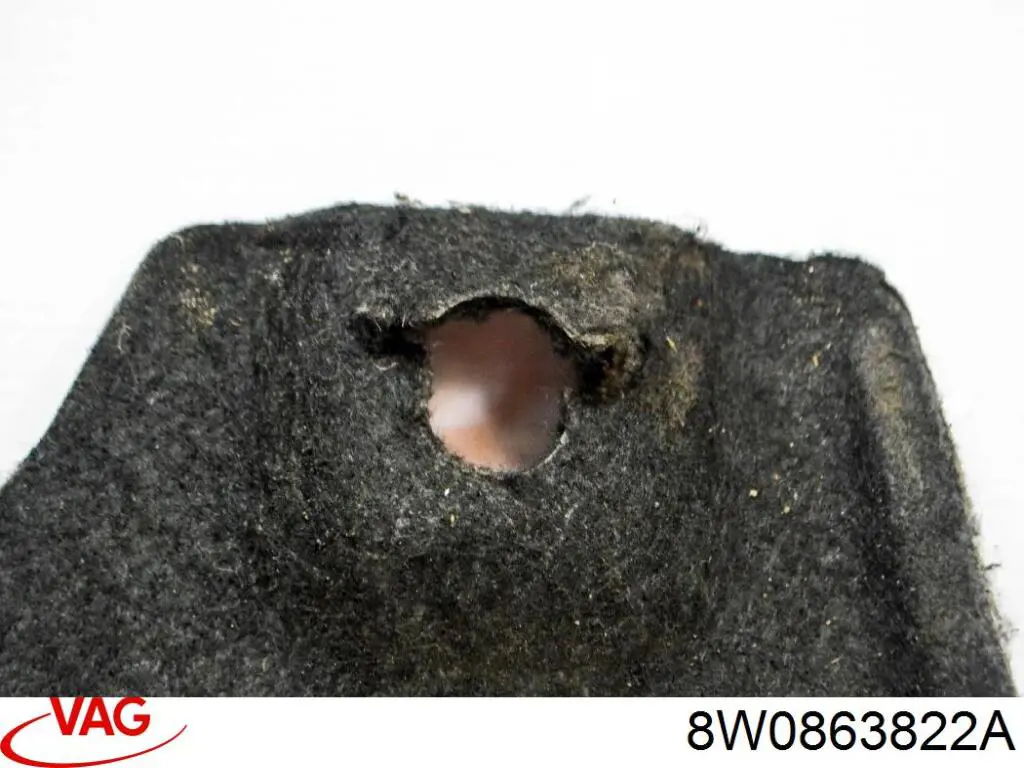 Do koszyka 8W0863822A VAG Osłona silnika tylna