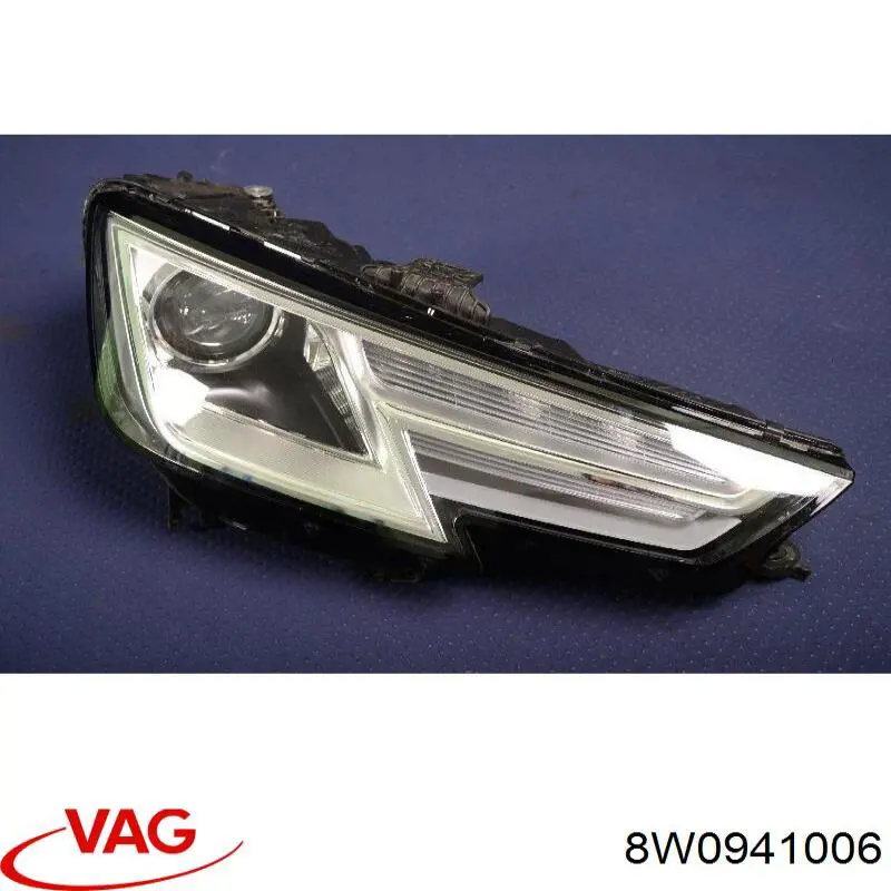 Do koszyka 8W0941006 VAG Reflektor prawy