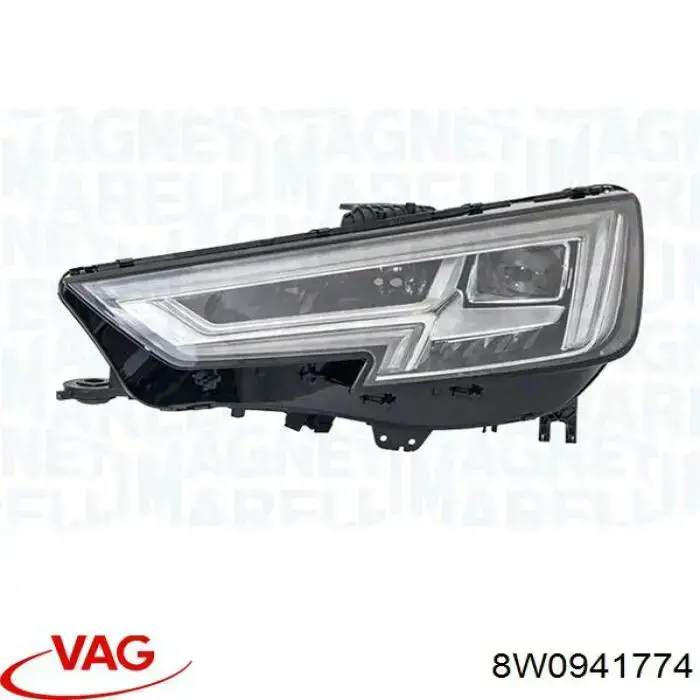 8W0941774 VAG Reflektor prawy